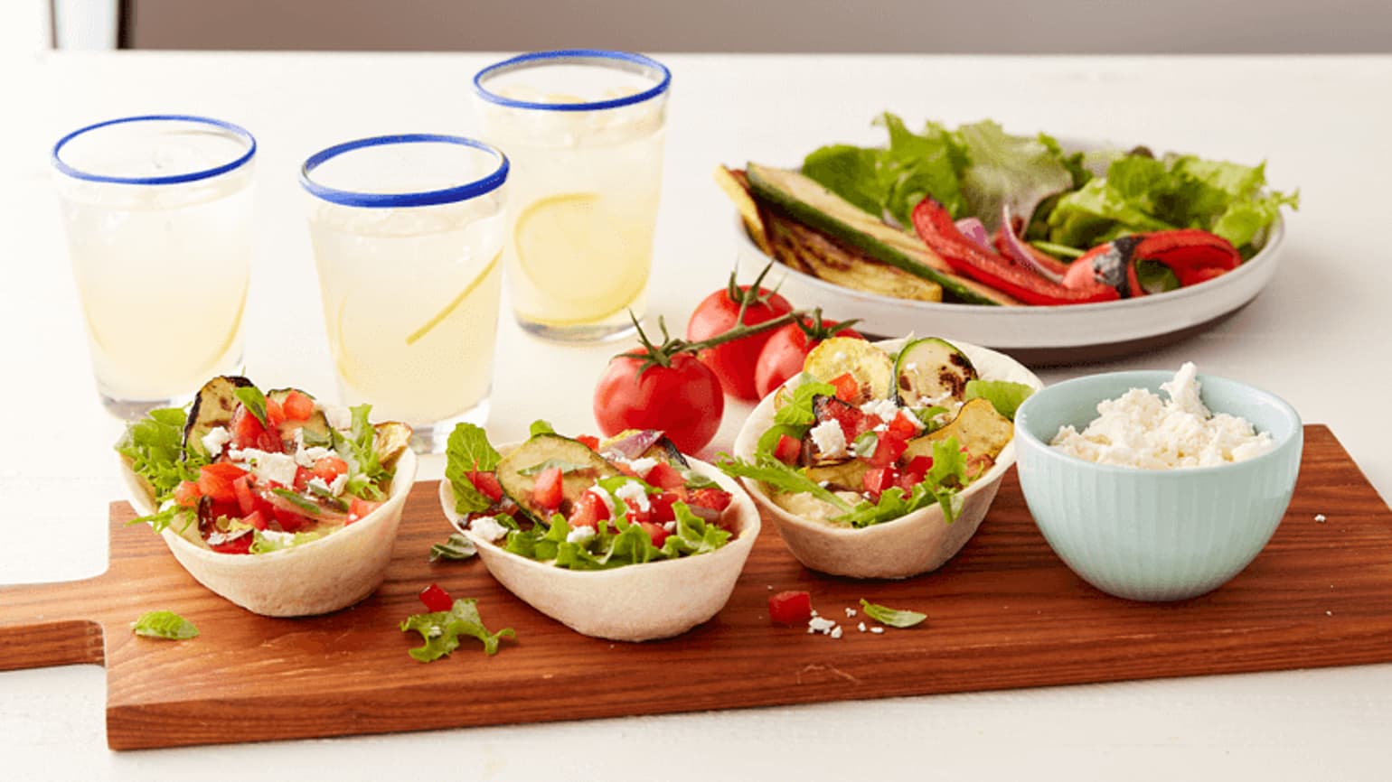 Grilled Mediterranean Vegetable Tacos